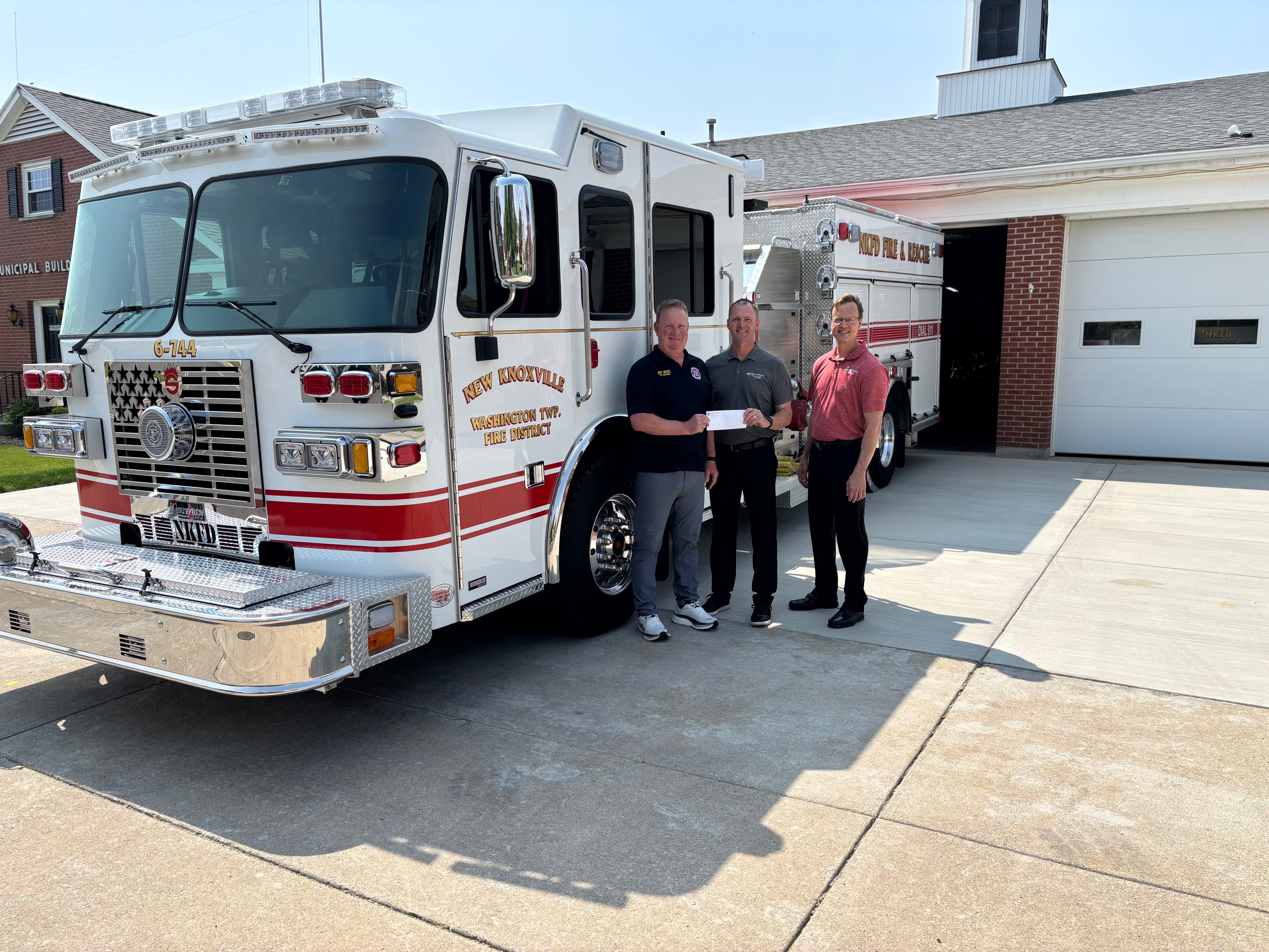 New Knoxville fire truck