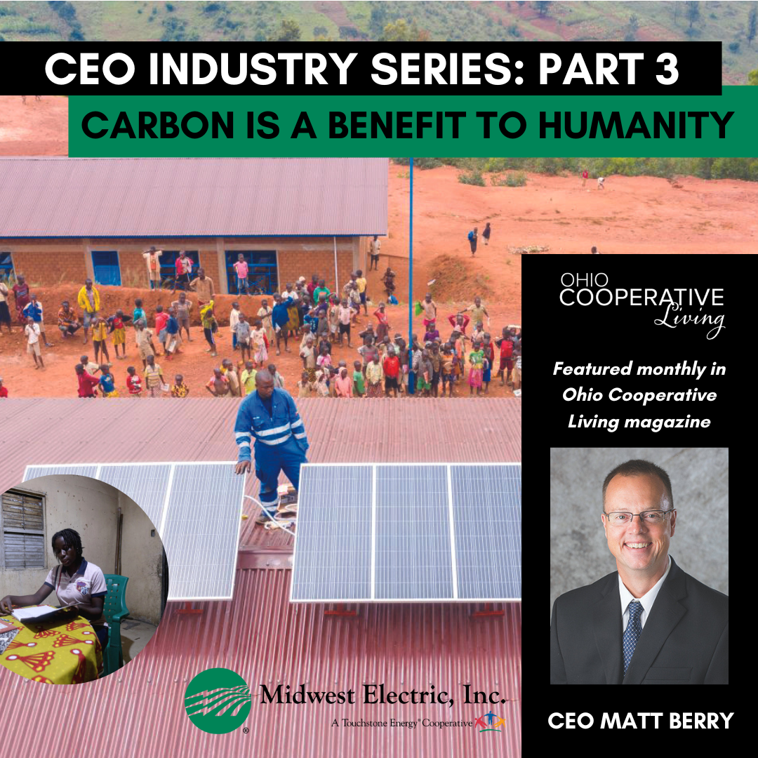 Carbon is a benefit to humanity