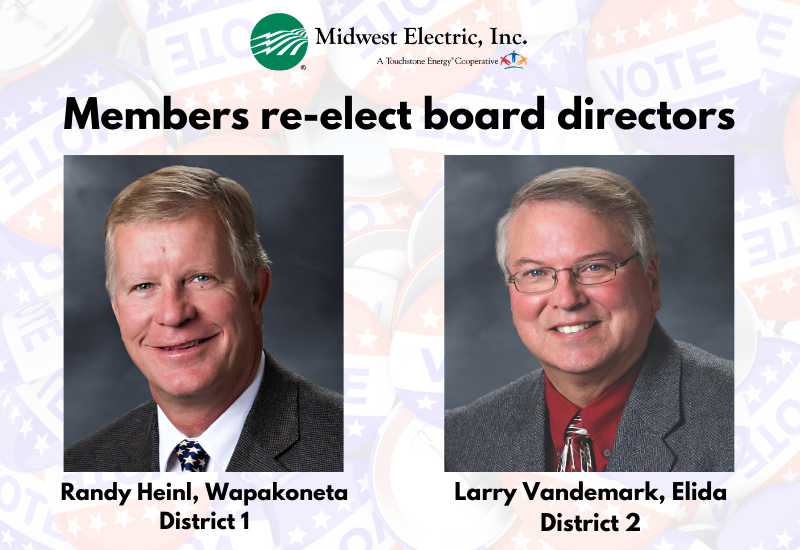Heinl and Vandemark re-elected to board 